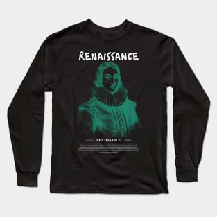 renaissance prince green white Long Sleeve T-Shirt